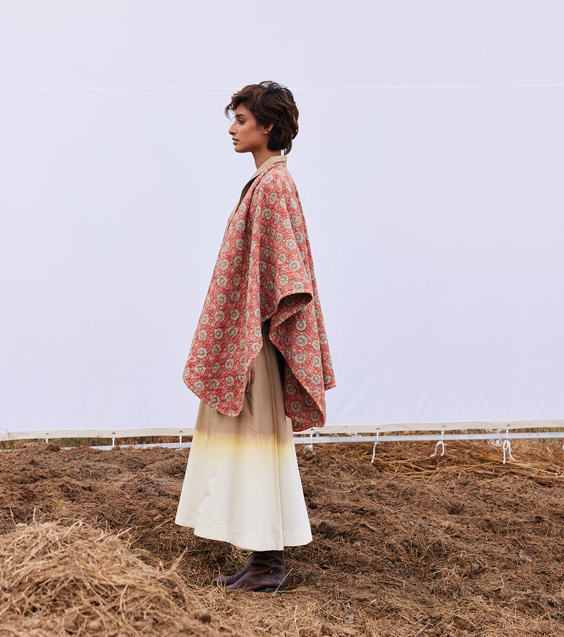 Cider cape cotton by Khara Kapas in red for women in Singapore