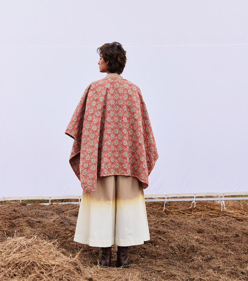 Cider cape cotton by Khara Kapas in red for women in Singapore
