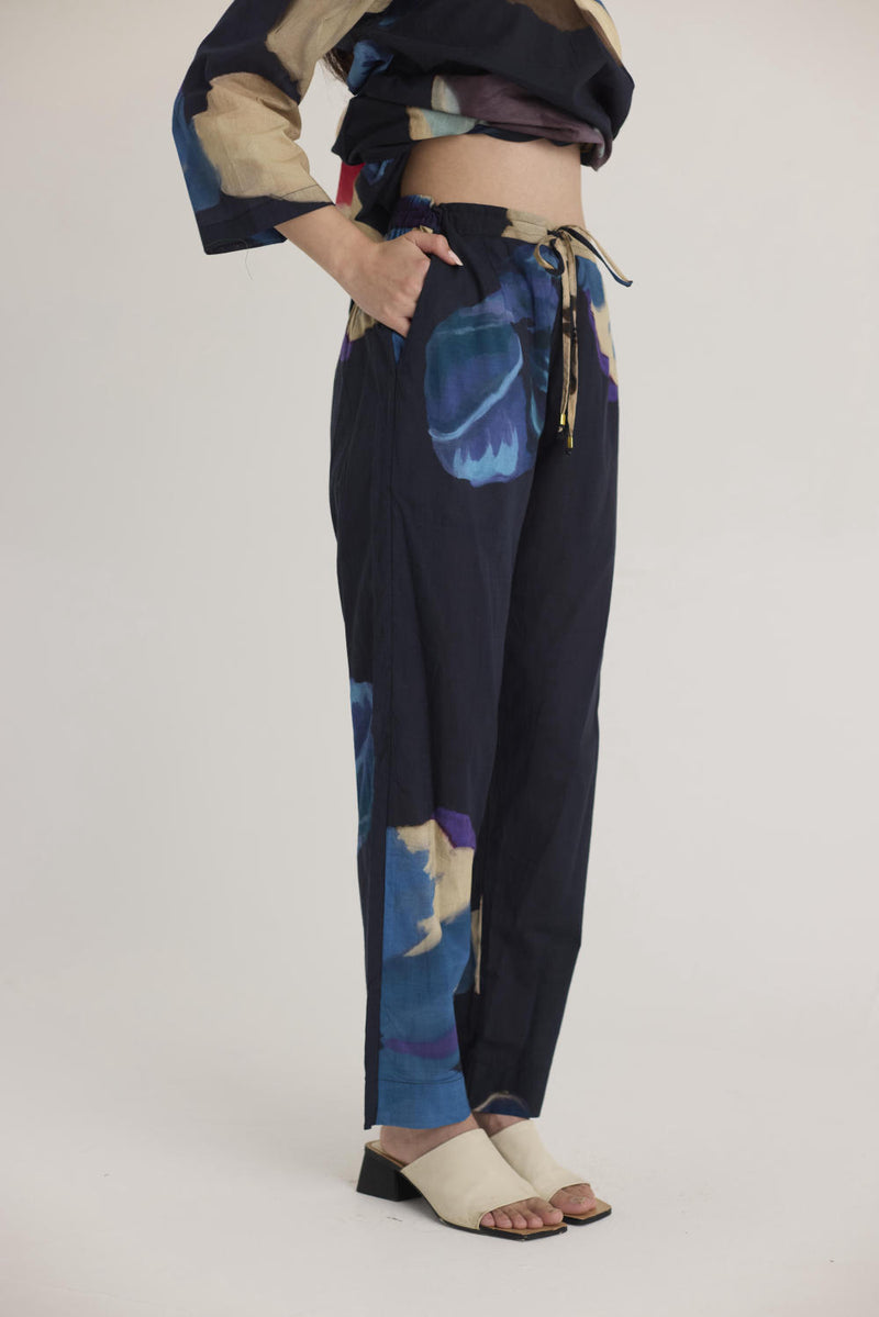 ROCCO LONG KURTA SET cotton by Yam in black color for women in Singapore