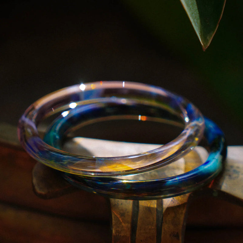 Dawn and Dusk Bangles glass bangle and bracelet by Surmeyi for women in Singapore