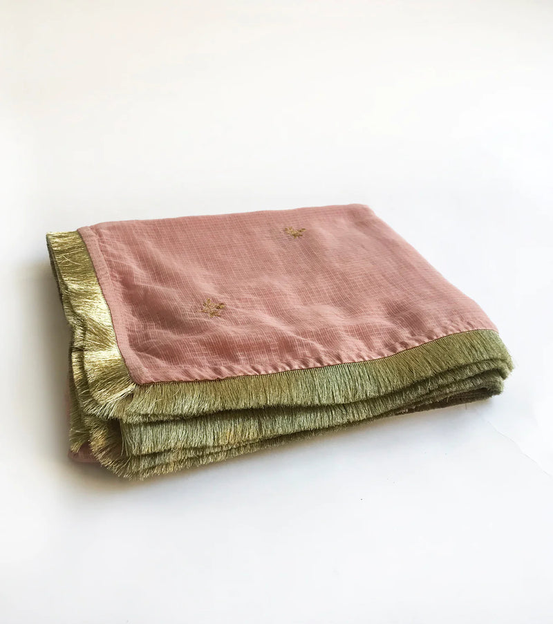 Gulabo Dupatta Dupattas by Khara Kapas in pink for women in Singapore