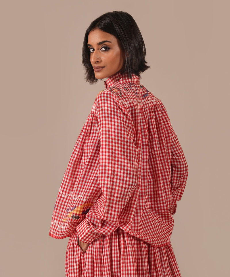 EMBER SONG SET 100% cotton Buy EMBER SONG SET from C&W | Co-Ord Sets for Women by Indigo Dreams in red color for women in Singapore