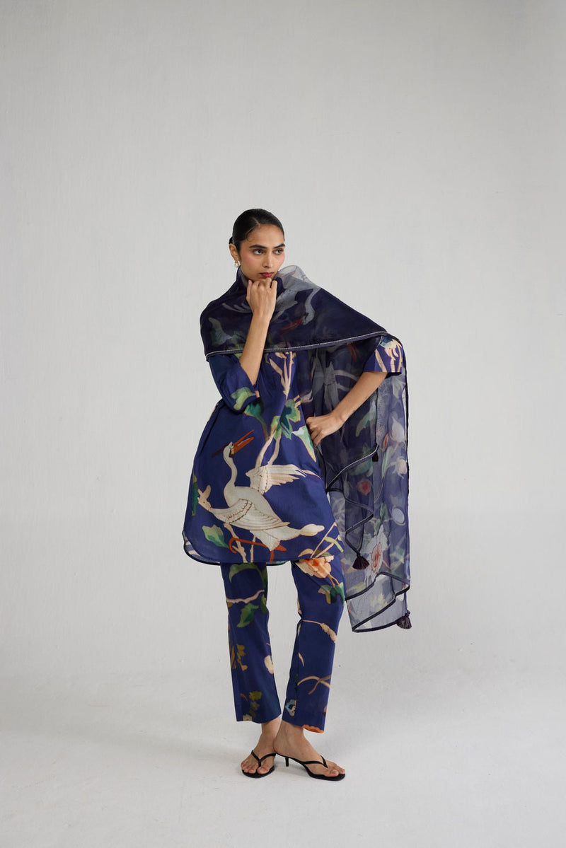 Fuji Organza Dupatta dupatta by YAM-ORIENTAL GARDEN SEP'26 for women in Singapore
