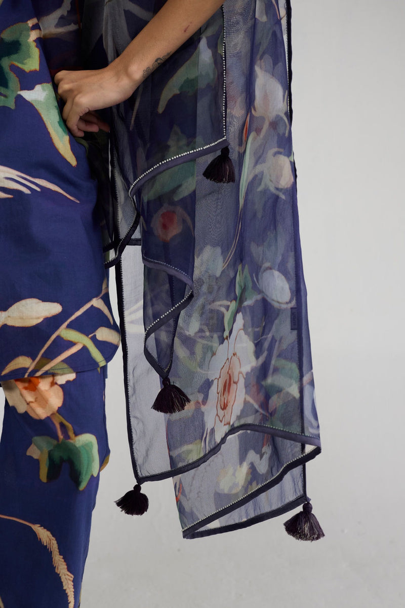 Fuji Organza Dupatta dupatta by YAM-ORIENTAL GARDEN SEP'26 for women in Singapore