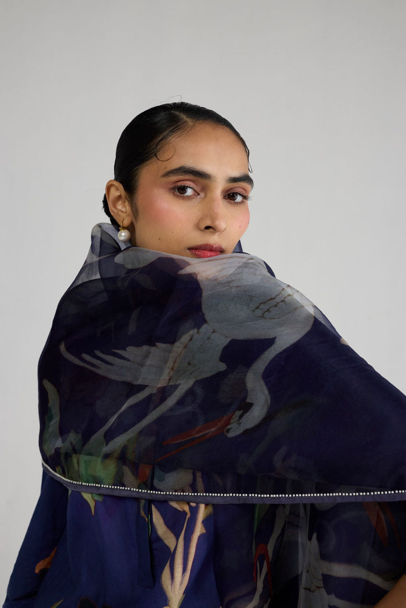 Fuji Organza Dupatta dupatta by YAM-ORIENTAL GARDEN SEP'26 for women in Singapore