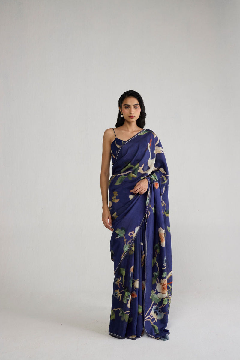 Fuji Silk Saree saree by YAM-ORIENTAL GARDEN SEP'26 for women in Singapore