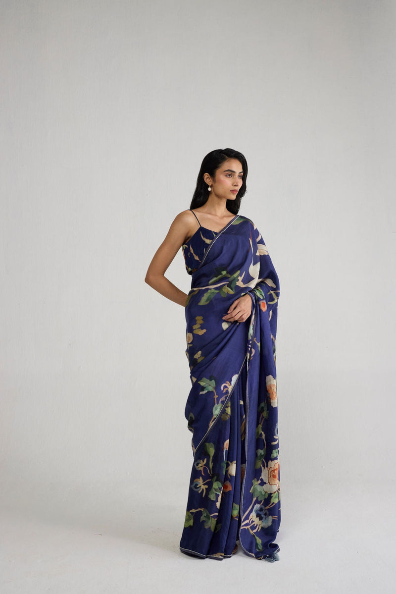 Fuji Silk Saree saree by YAM-ORIENTAL GARDEN SEP'26 for women in Singapore