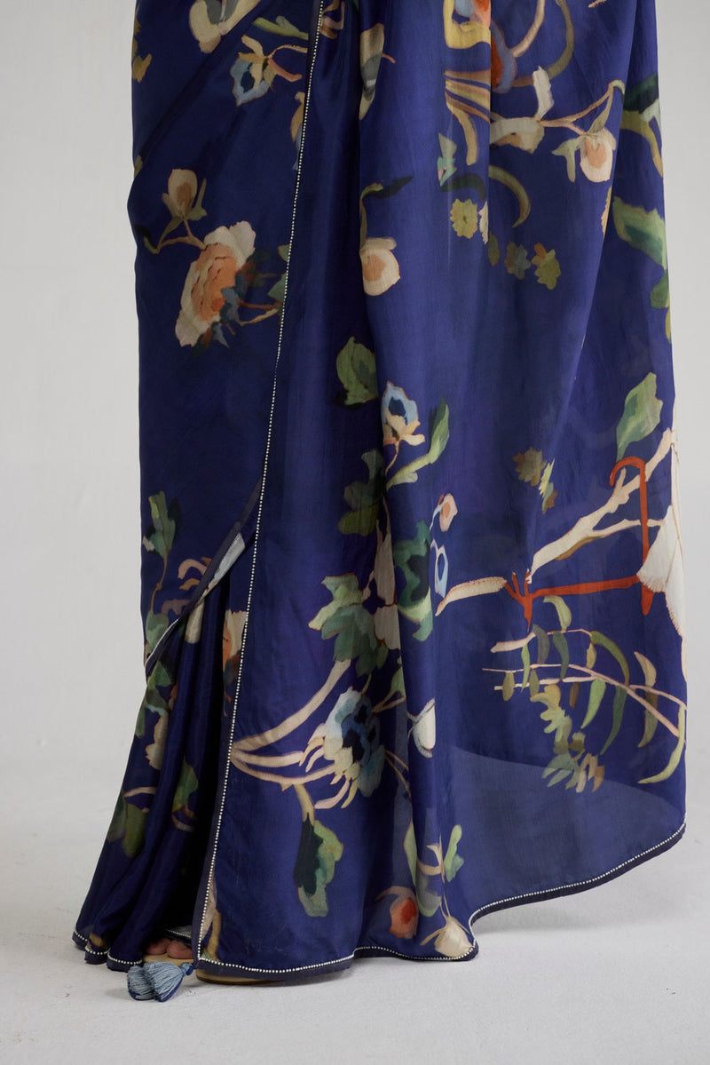 Fuji Silk Saree saree by YAM-ORIENTAL GARDEN SEP'26 for women in Singapore