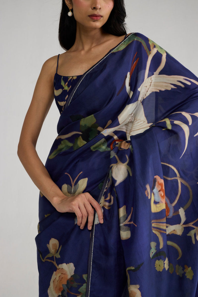 Fuji Silk Saree saree by YAM-ORIENTAL GARDEN SEP'26 for women in Singapore