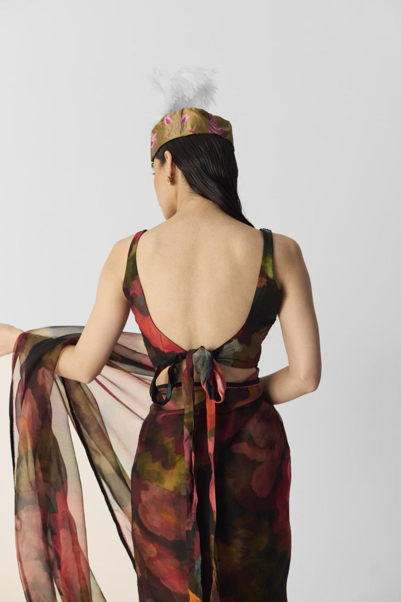 FURONG BLOUSE silk by Yam in multi color for women in Singapore