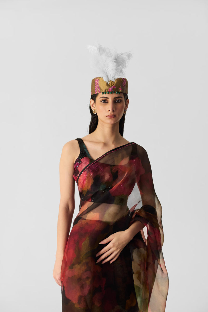 FURONG BLOUSE silk by Yam in multi color for women in Singapore