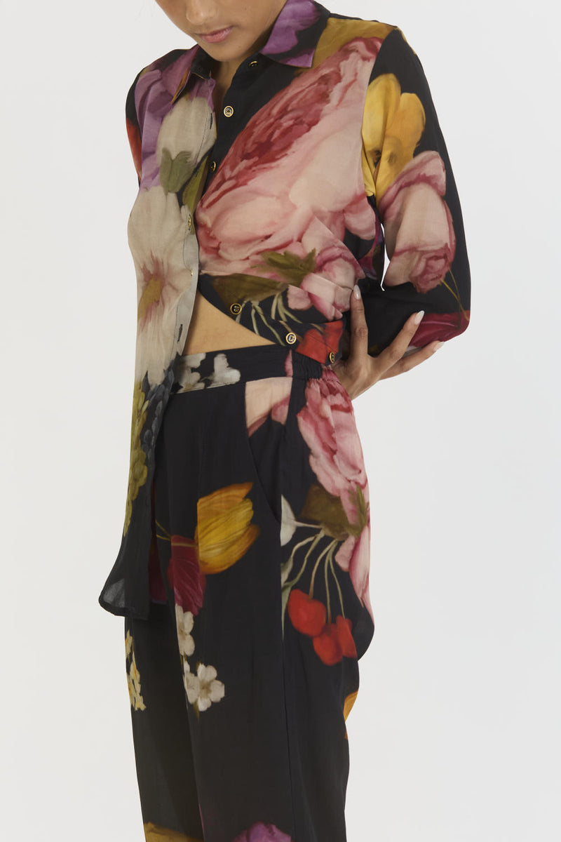 GLORY BLACK CO-ORD by Yam for women in Singapore