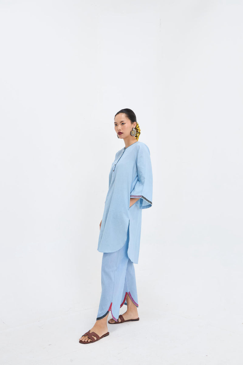 AASMAN KURTA SET cotton by Aavidi for women in Singapore
