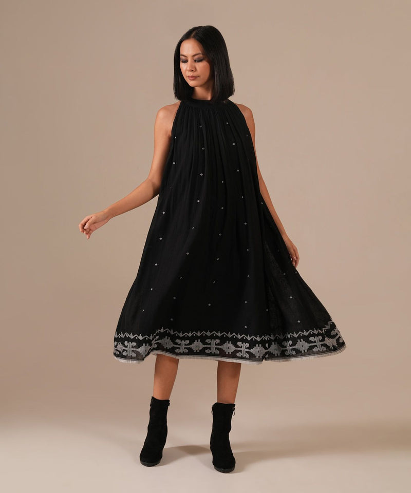 Ink Dress 100% cotton Buy Ink Dress from C&W | Dresses for Women by Indigo Dreams for women in Singapore