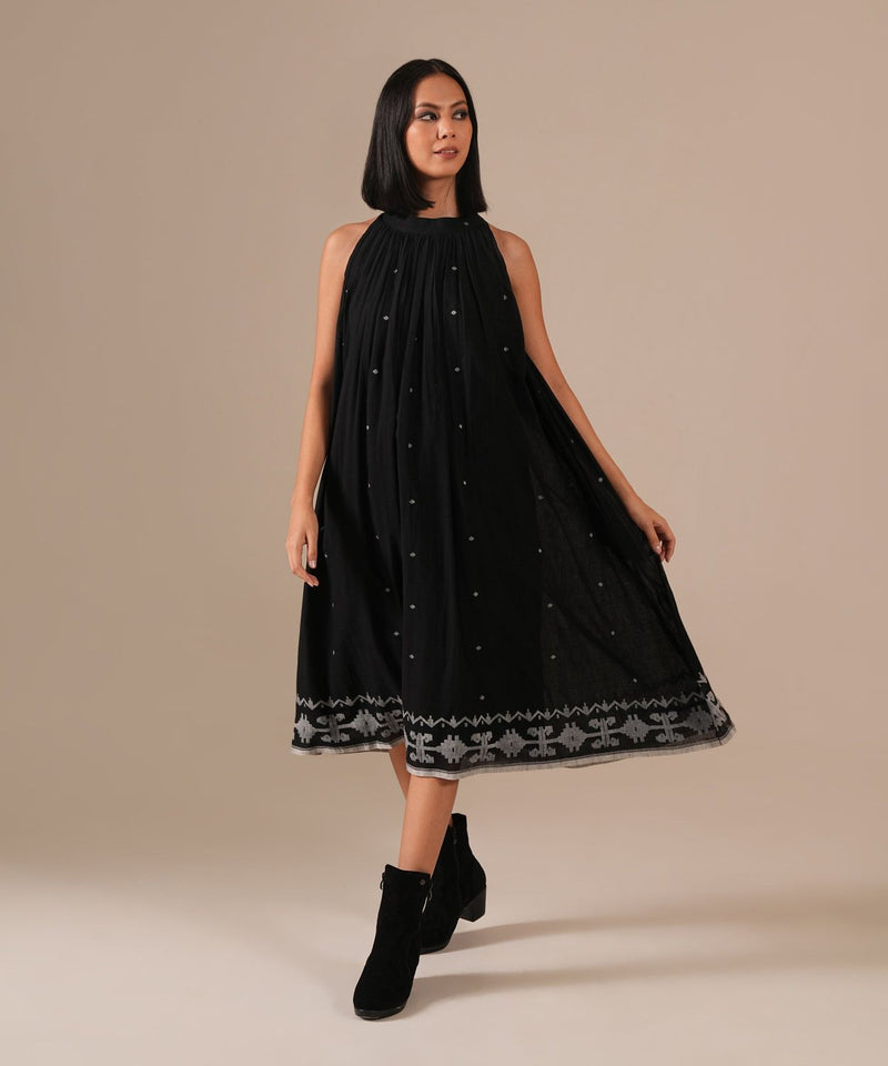 Ink Dress 100% cotton Buy Ink Dress from C&W | Dresses for Women by Indigo Dreams for women in Singapore