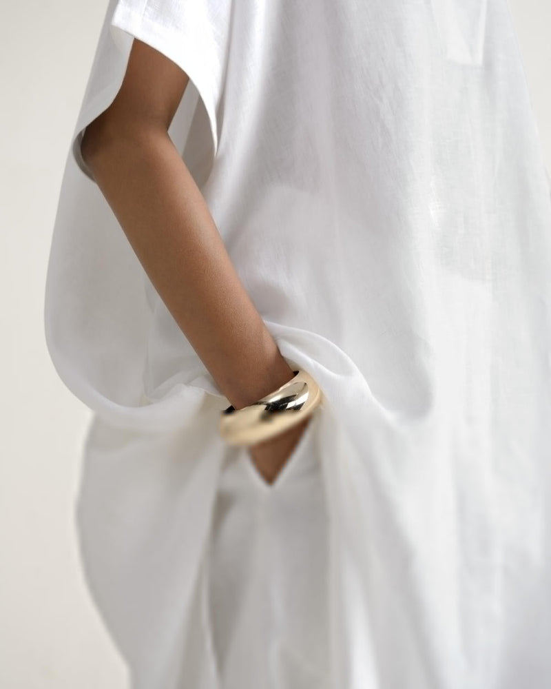 KOSHO KAFTAN SET linen Buy KOSHO KAFTAN SET from C&W | Light Kurta Sets for Women by Ituvana in black color for women in Singapore