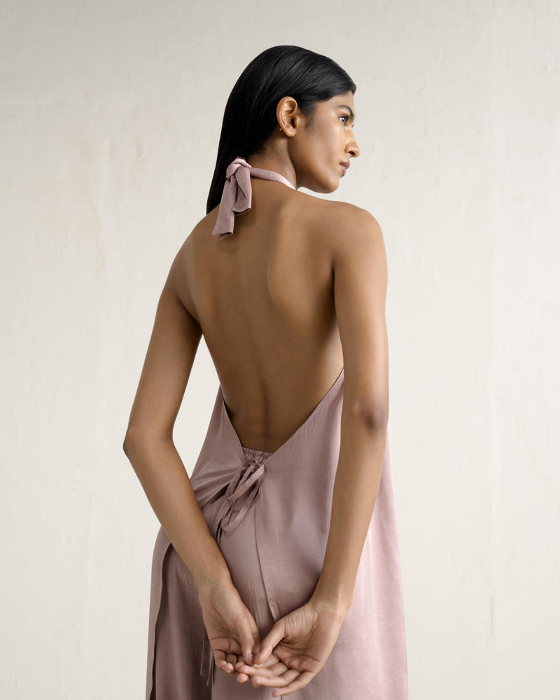 SEKUSHI APRON SET silk Buy SEKUSHI APRON SET from C&W | Co-Ord Sets for Women by Ituvana in pink color for women in Singapore