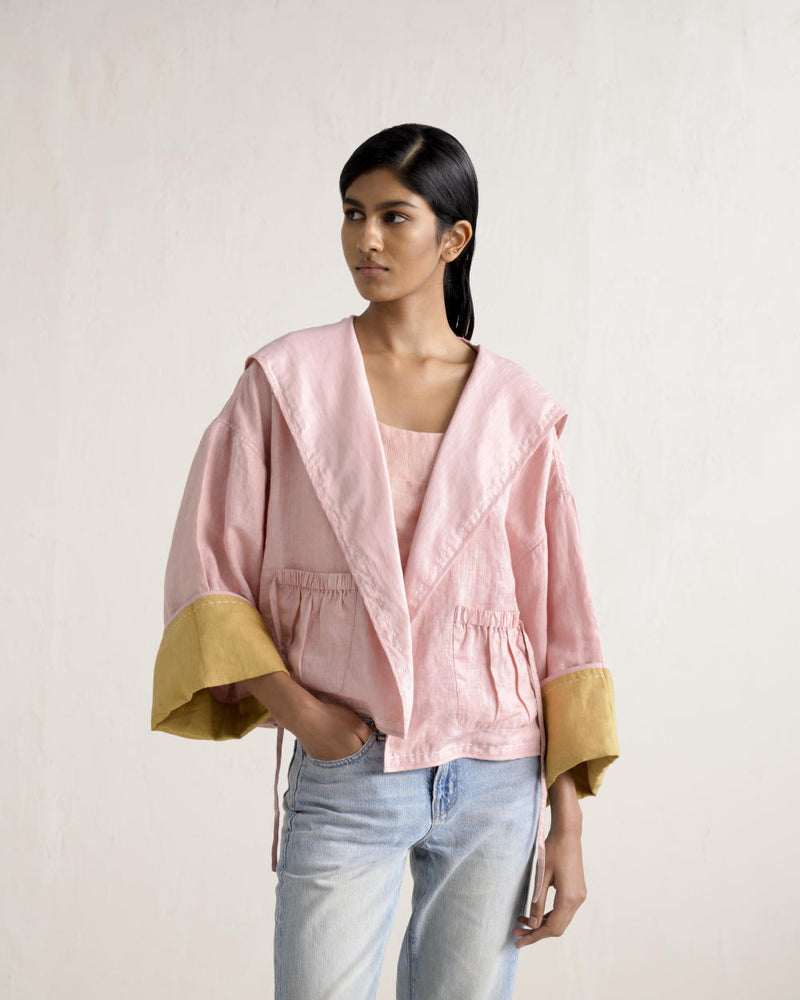 TSUKI REVERSIBLE HOODED JACKET 100% cotton Buy TSUKI REVERSIBLE HOODED JACKET from C&W | Jackets And Overlays for Women by Ituvana for women in Singapore