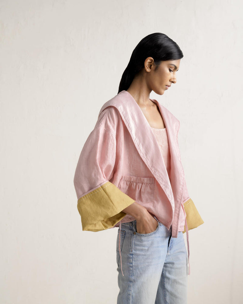 TSUKI REVERSIBLE HOODED JACKET 100% cotton Buy TSUKI REVERSIBLE HOODED JACKET from C&W | Jackets And Overlays for Women by Ituvana for women in Singapore