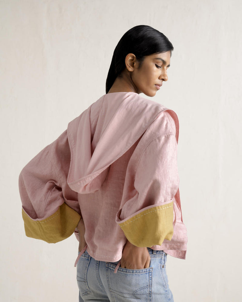 TSUKI REVERSIBLE HOODED JACKET 100% cotton Buy TSUKI REVERSIBLE HOODED JACKET from C&W | Jackets And Overlays for Women by Ituvana for women in Singapore