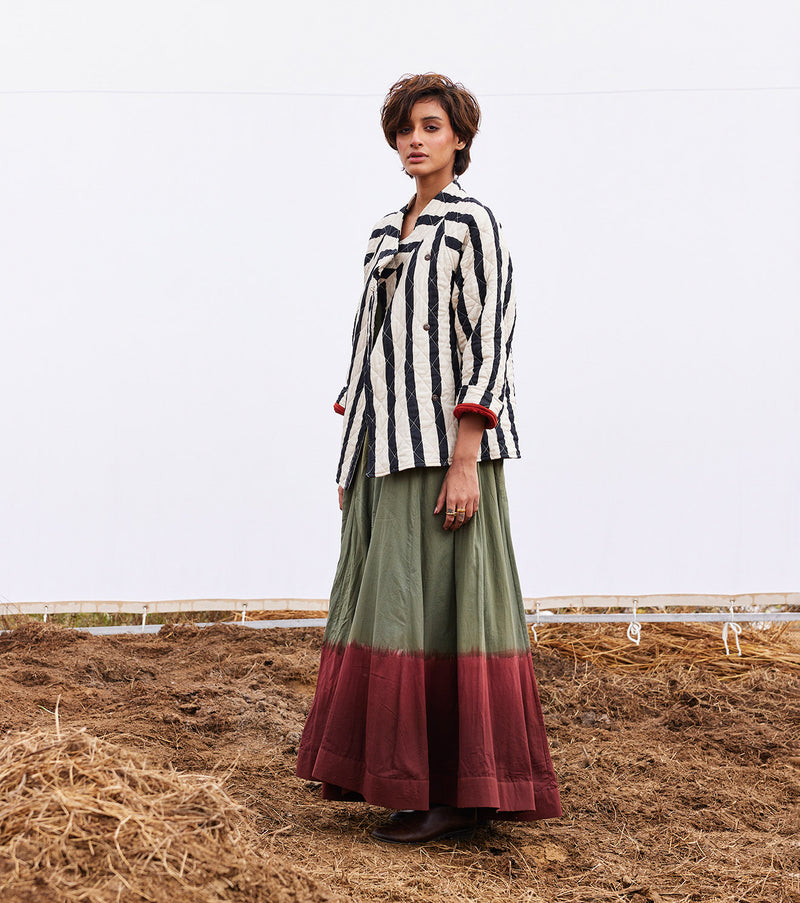 Jade jacket cotton by Khara Kapas in black for women in Singapore
