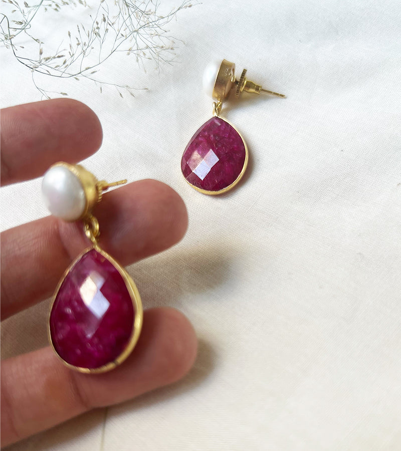 CERISE EARRING by Khara Kapas Jewellery for women in Singapore
