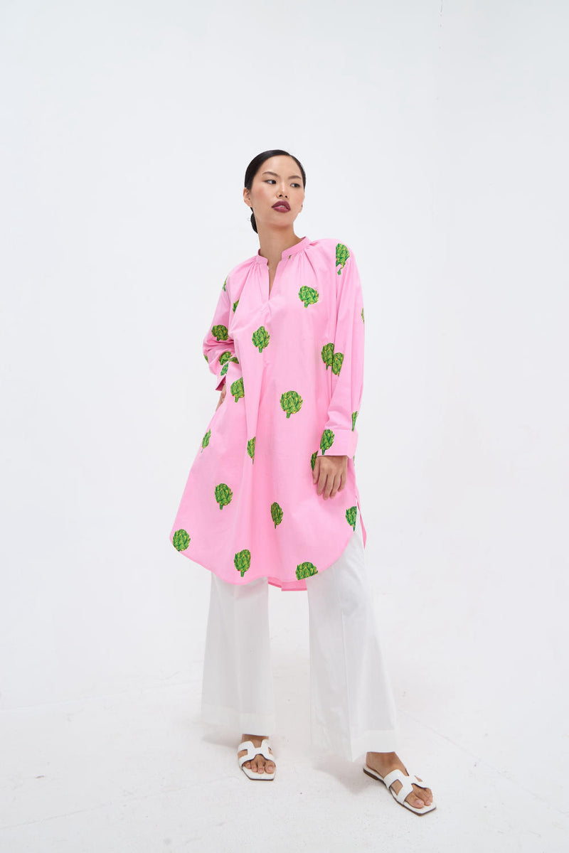 ARTICHOKE KURTA SET poplin by Aavidi for women in Singapore