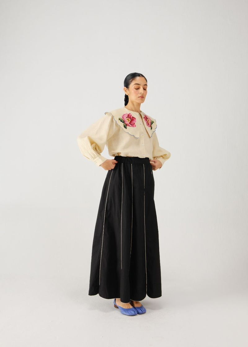 Julia set-Ivory rose emb. cotton by CORD for women in Singapore