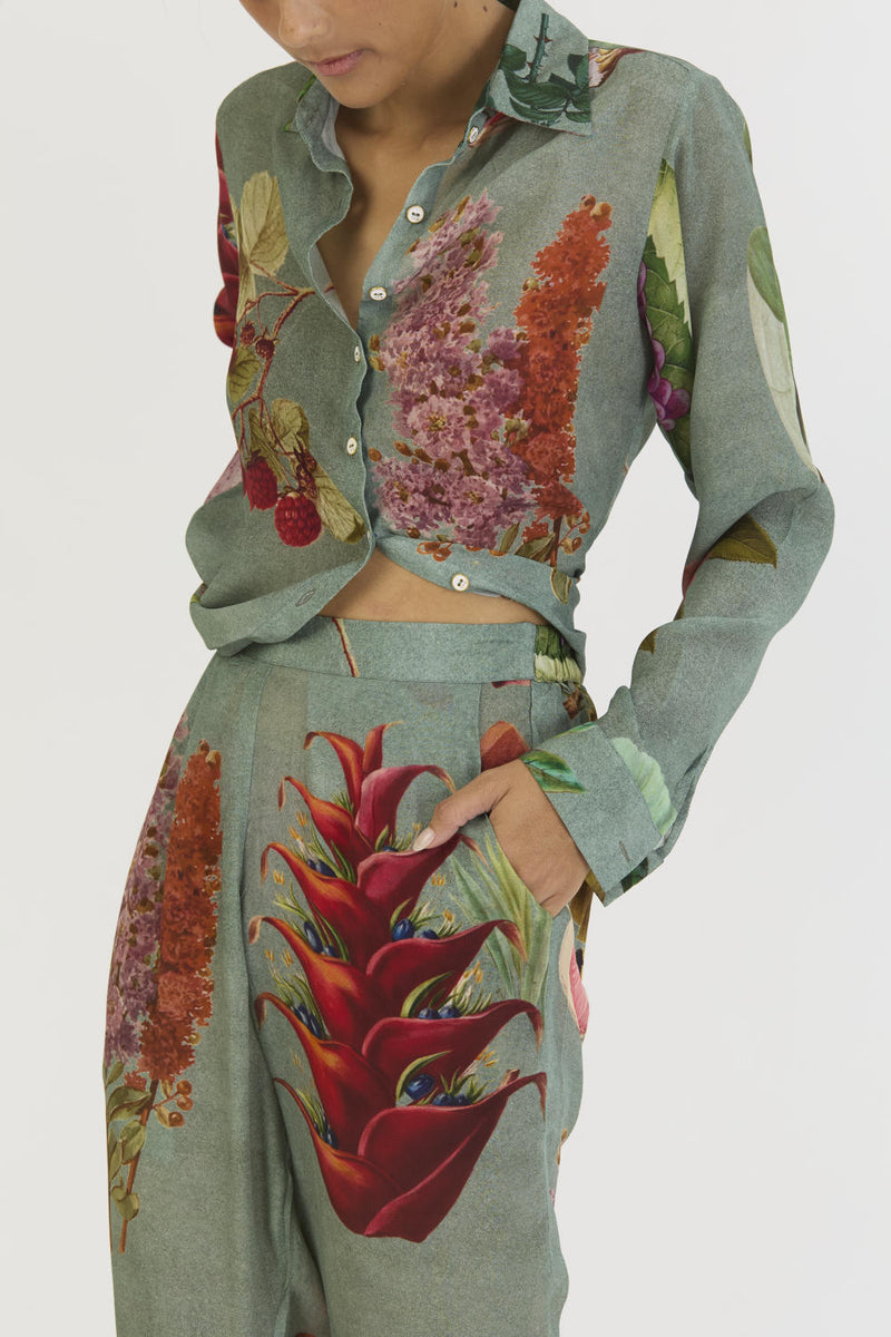 JUNIPER CO-ORD by Yam in blue color for women in Singapore