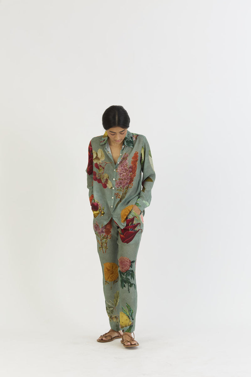 JUNIPER CO-ORD by Yam in blue color for women in Singapore