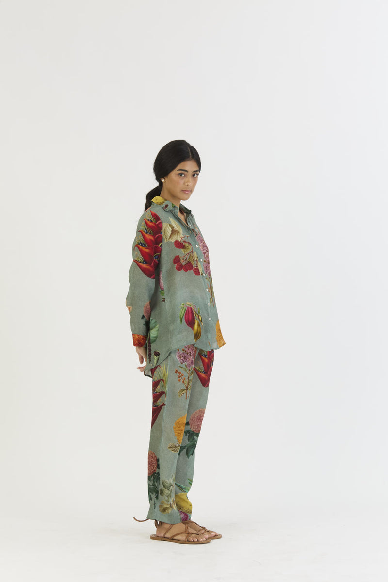 JUNIPER CO-ORD by Yam in blue color for women in Singapore