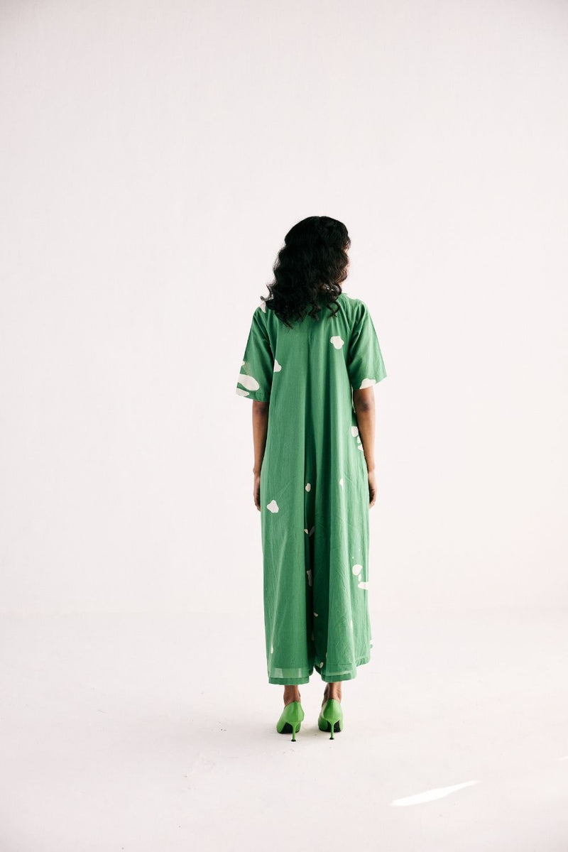 GEMS OF PARADISE JUMPSUIT cotton by Khara Kapas in green for women in Singapore