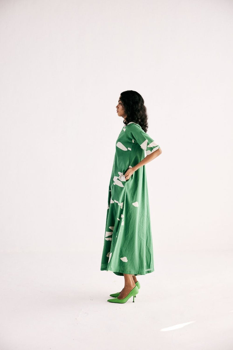 GEMS OF PARADISE JUMPSUIT cotton by Khara Kapas in green for women in Singapore