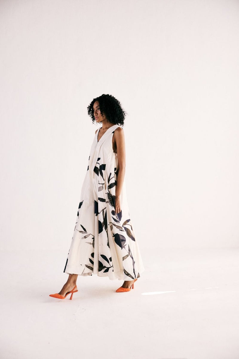 JEWEL OF EDEN JUMPSUIT cotton by Khara Kapas in white for women in Singapore