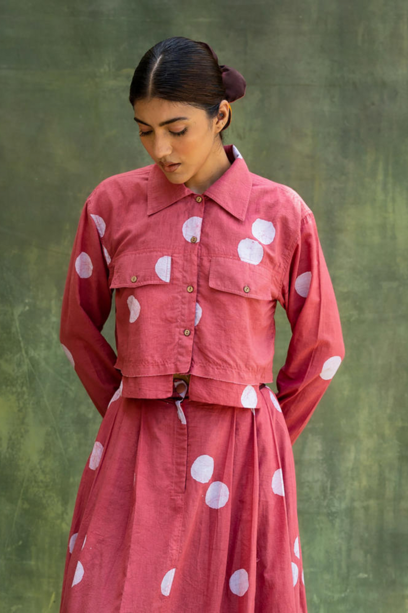 Austin Coral Shirt by Doodlage for women in Singapore