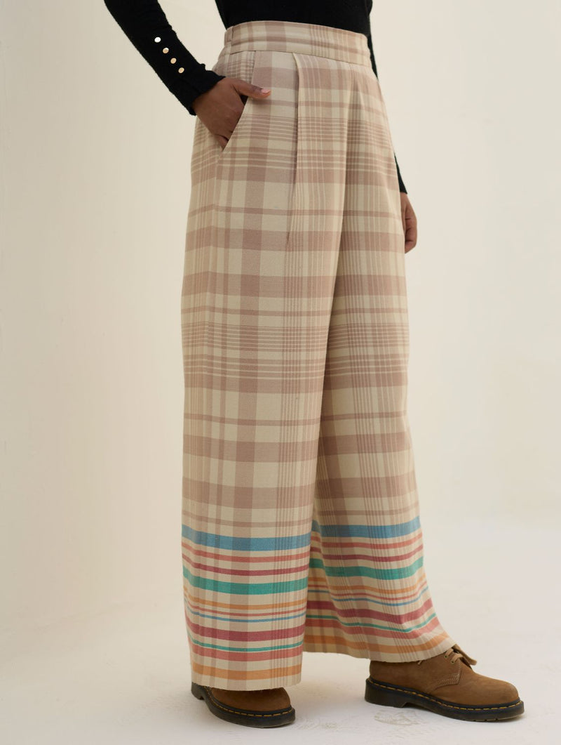 Ellen Dolman Sleeve Co-ord Set - Beige by Manan in beige color for women in Singapore