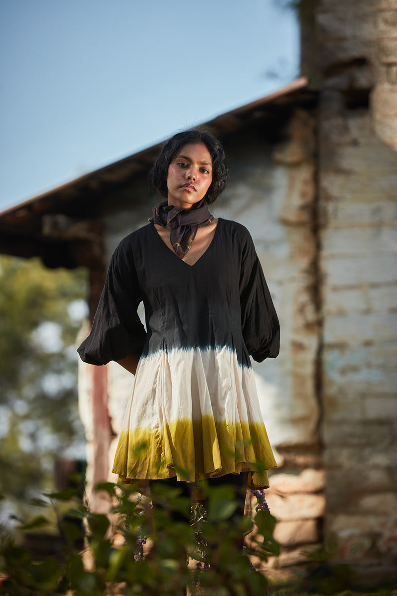 Mountain mist dress cotton by Khara Kapas in multi for women in Singapore