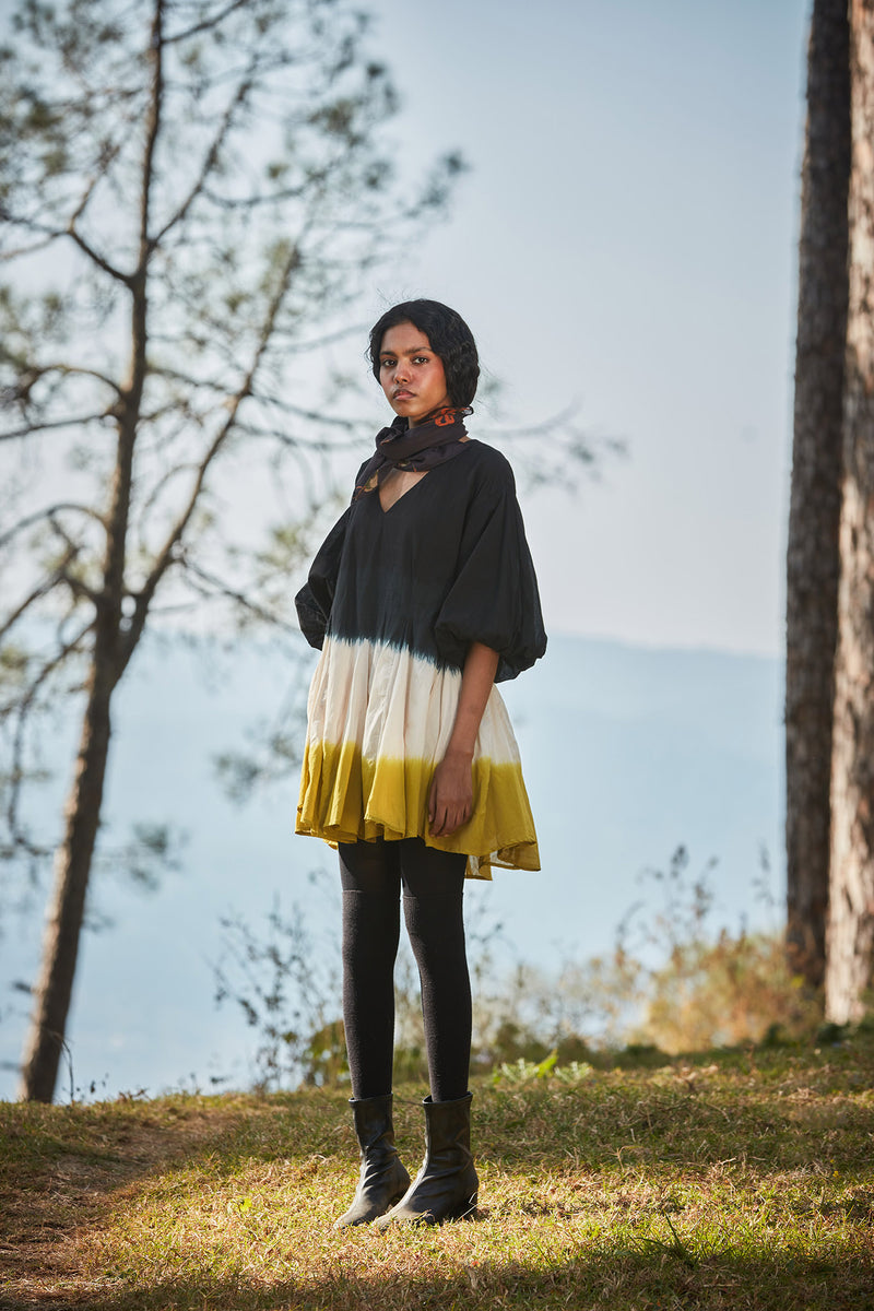 Mountain mist dress cotton by Khara Kapas in multi for women in Singapore