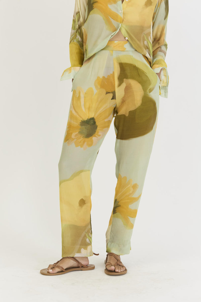 LEMONADE CO-ORD by Yam in yellow color for women in Singapore