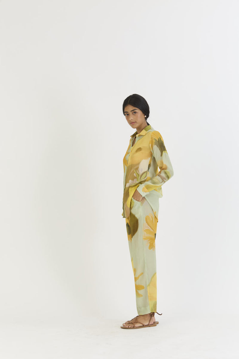 LEMONADE CO-ORD by Yam in yellow color for women in Singapore