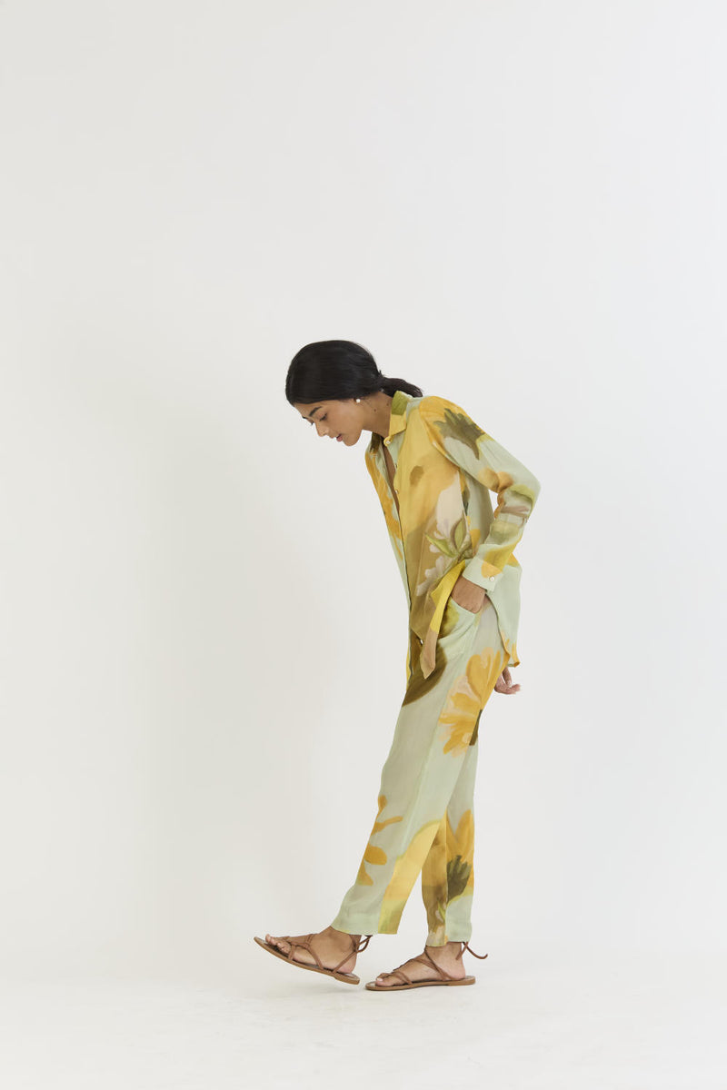 LEMONADE CO-ORD by Yam in yellow color for women in Singapore