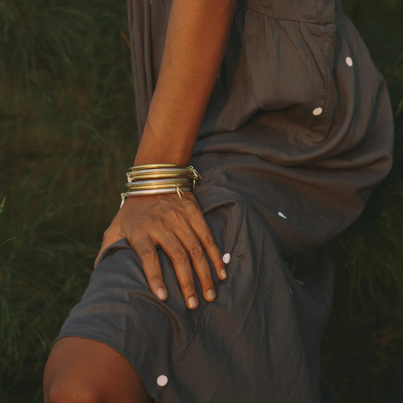 Mango Bangle brass bangle and bracelet by Surmeyi for women in Singapore