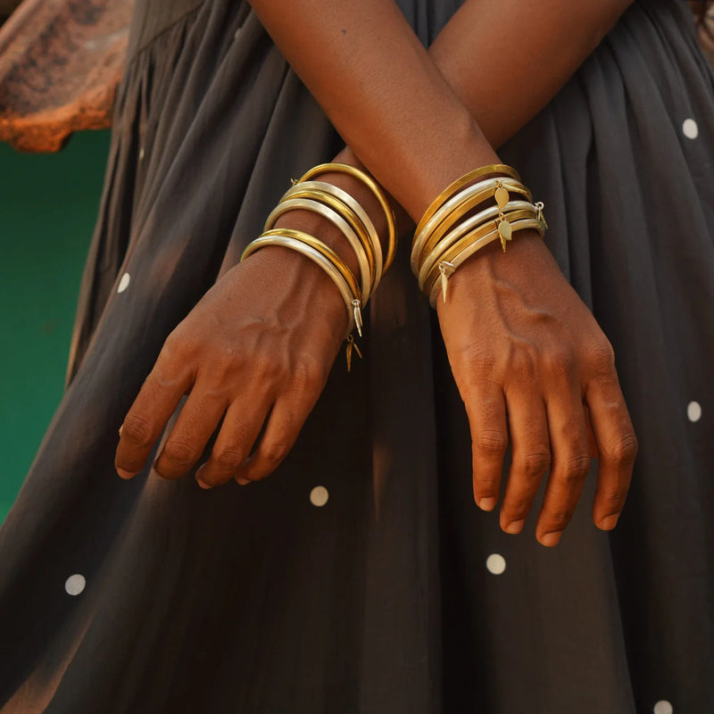 Mango Bangle brass bangle and bracelet by Surmeyi for women in Singapore
