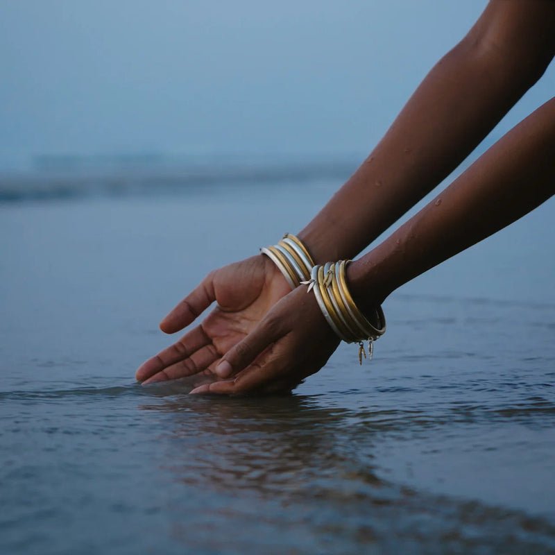 Mango Bangle brass bangle and bracelet by Surmeyi for women in Singapore