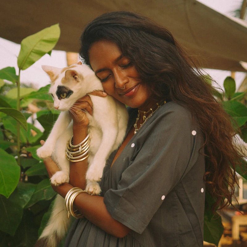 Mango Bangle brass bangle and bracelet by Surmeyi for women in Singapore