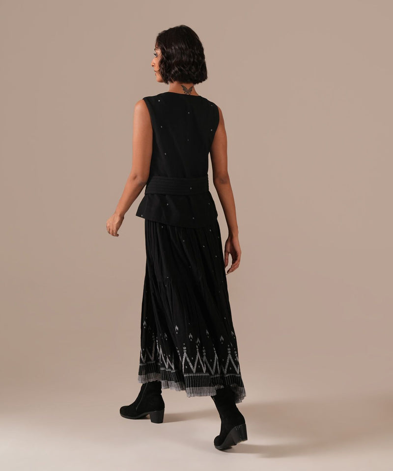 MIDNIGHT SKY DRESS silk Buy MIDNIGHT SKY DRESS from C&W | Dresses for Women by Indigo Dreams in black color for women in Singapore