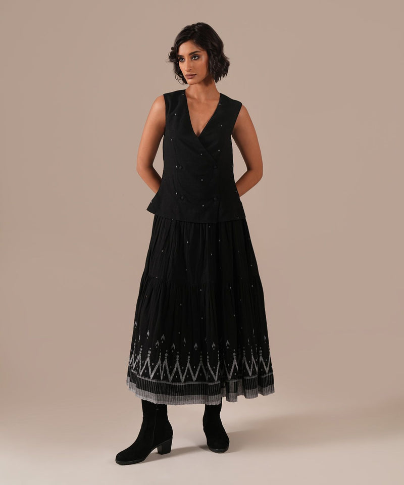 MIDNIGHT SKY DRESS silk Buy MIDNIGHT SKY DRESS from C&W | Dresses for Women by Indigo Dreams in black color for women in Singapore