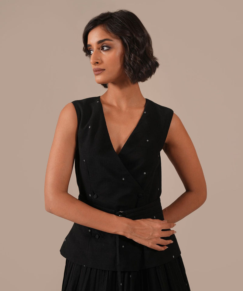 MIDNIGHT SKY DRESS silk Buy MIDNIGHT SKY DRESS from C&W | Dresses for Women by Indigo Dreams in black color for women in Singapore