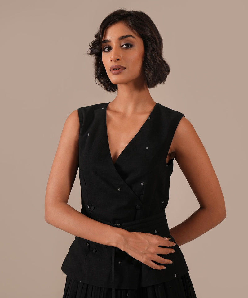 MIDNIGHT SKY DRESS silk Buy MIDNIGHT SKY DRESS from C&W | Dresses for Women by Indigo Dreams in black color for women in Singapore