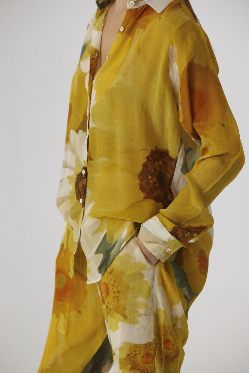 MIMOSA CO-ORD by Yam in yellow color for women in Singapore